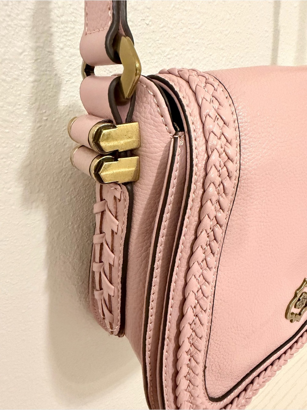 orYANY Women's Pink Leather Crossbody Bag - Picture 3 of 11